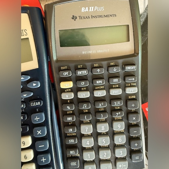 Texas instruments vintage TI 30X II S AND BA II PLUS calculators - Picture 3 of 5